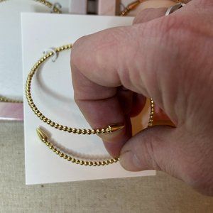 Stella&Dot / Keep Collective Rebel Coil Bracelets NIB - 2 rose gold and 1gold